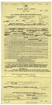 Two August 1959 Contracts Signed by Moe Howard for Three Stooges Performances -- Documents Measure 8.5'' x 17'' & 8.5'' x 14'', Very Good